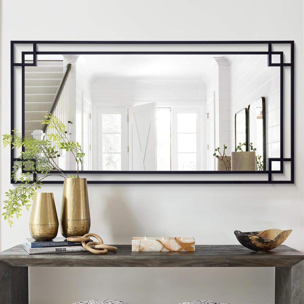 Chende 24''x47'' Large Living Room Mirror for Wall with Metal...