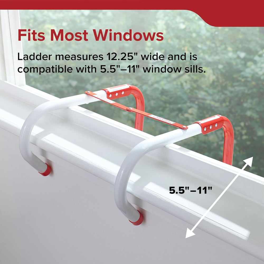 Kidde Fire Escape Ladder, 2-Story Rope Ladder, Extends to 13-Feet, Anti-Slip ...