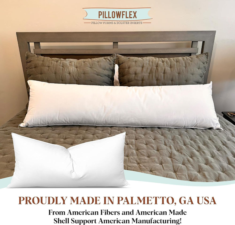 Pillowflex Premium Polyester Pillow Insert - 21x27 Soft Decorative Pillow