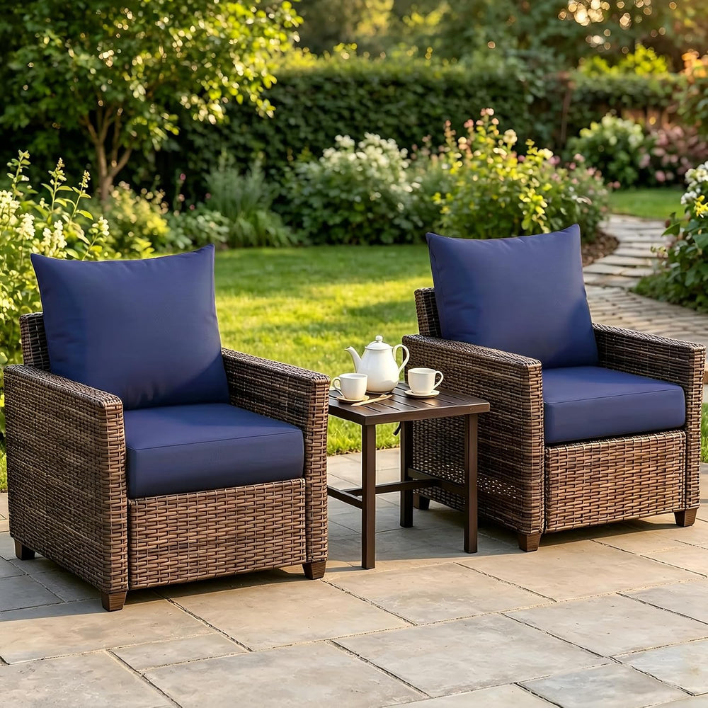 Deep Seat Patio Cushions Set of 4, 24x24x5.75 Inch, Waterproof Outdoor Chair ...