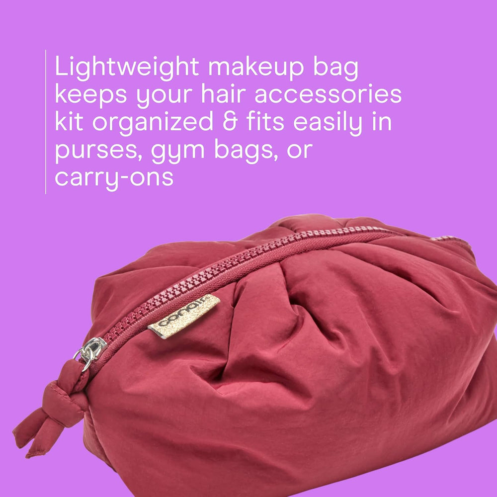 Conair Hair Accessories Kit for Women, Hair Clips, Hair Ties & Detangler ...