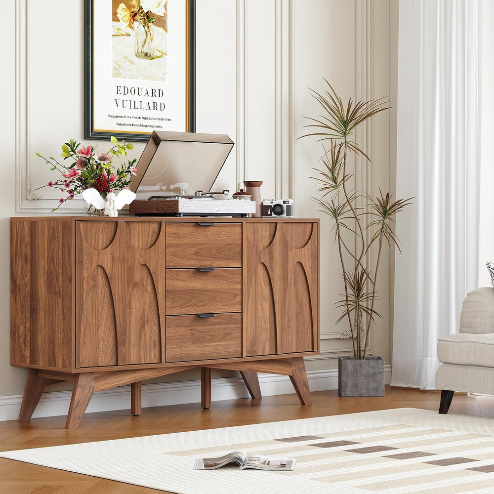 Bifins Buffet Cabinet with Storage, 47.2" Storage Cabinet with 3 Drawers