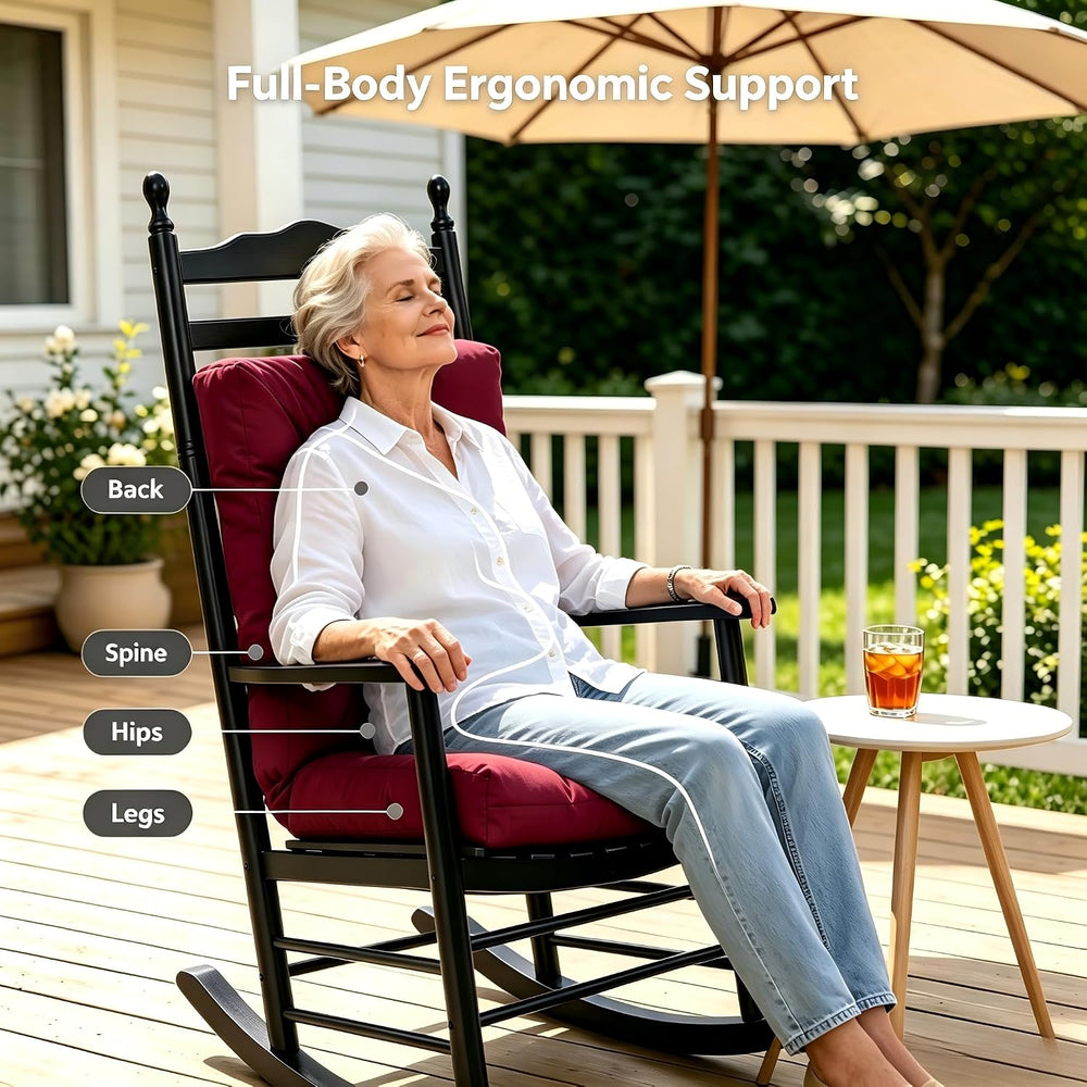 QILLOWAY Outdoor Chair Cushion for Patio Furniture, Waterproof Patio Cushions...