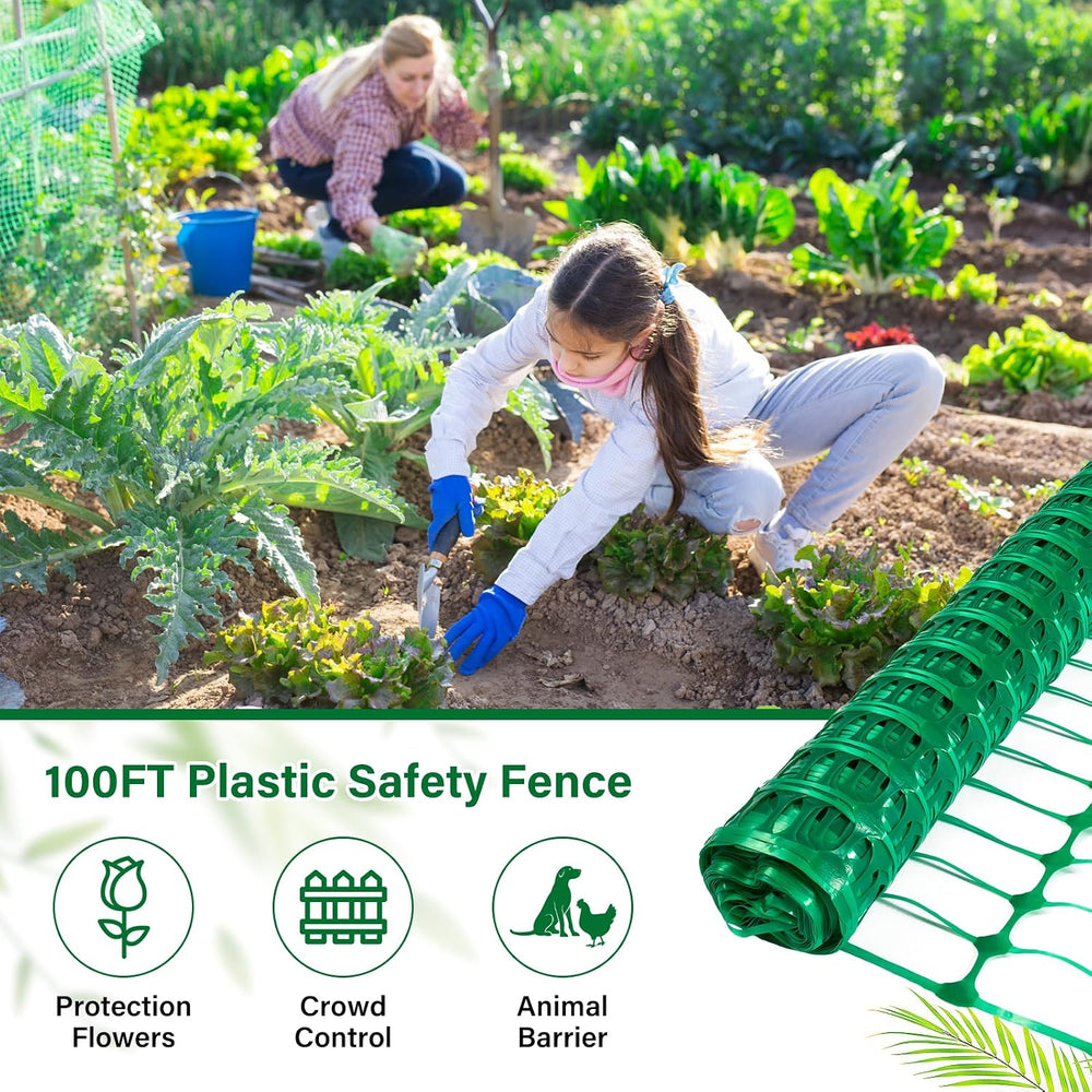 Plastic Fencing Temporary Fence,Snow Fence 4x100 with Stakes