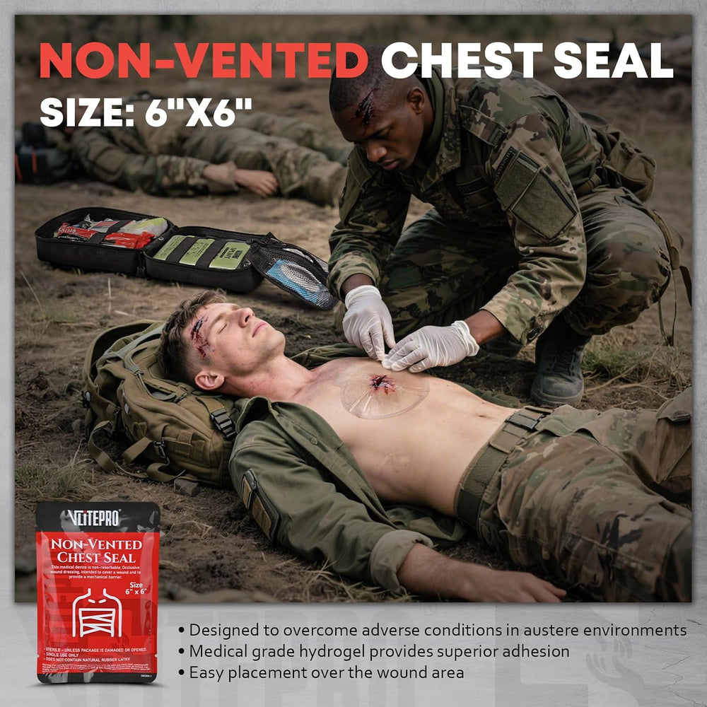 Advanced Trauma First Aid Kit - Emergency Camping Gear with Tourniquet Kit, C...