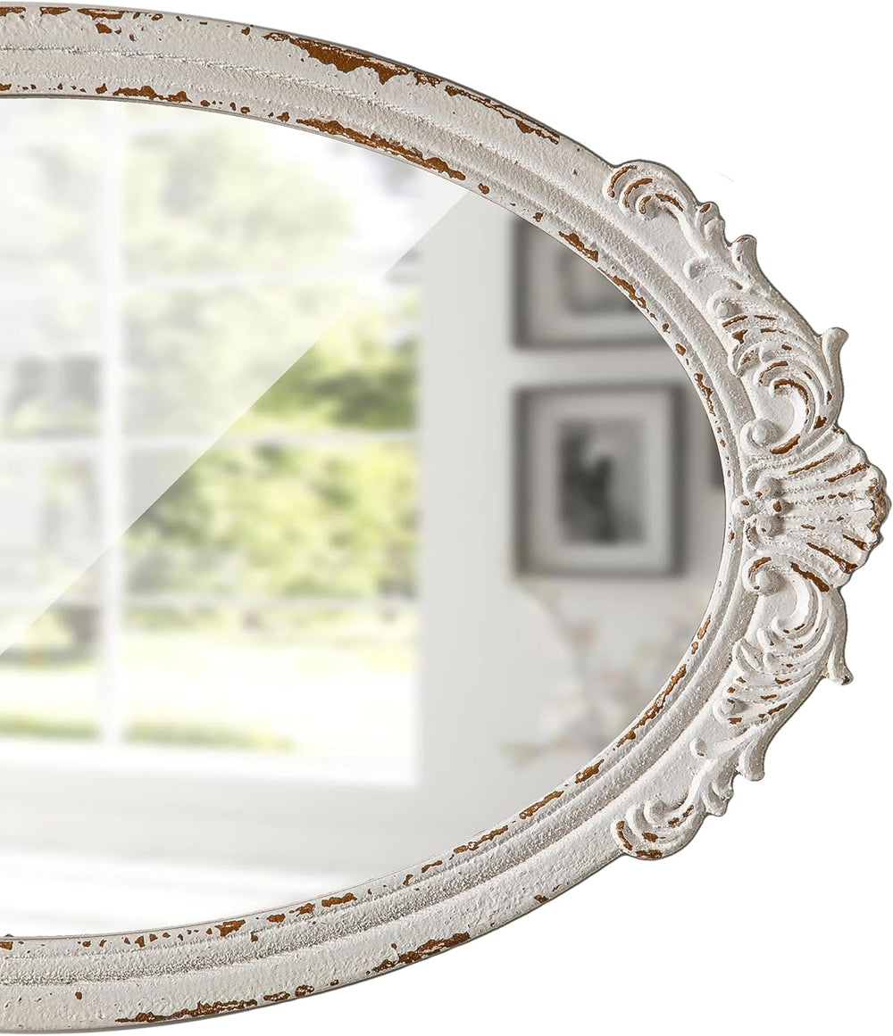Antique Arendahl Glam Ornate Oval Mirror 24" X 14"