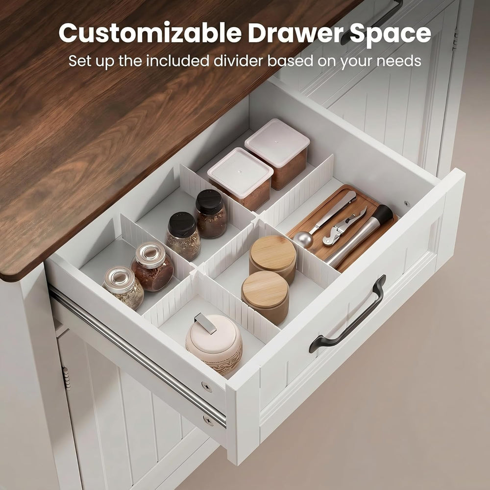 Bealife 32" Buffet Cabinet, Kitchen Island with Storage - Retro