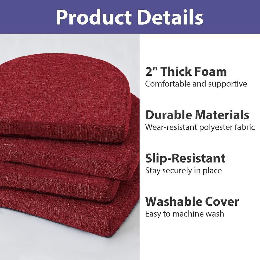 IPYNBAP Chair Cushions for Dining Chairs, Kitchen Chair Cushions, 16''...