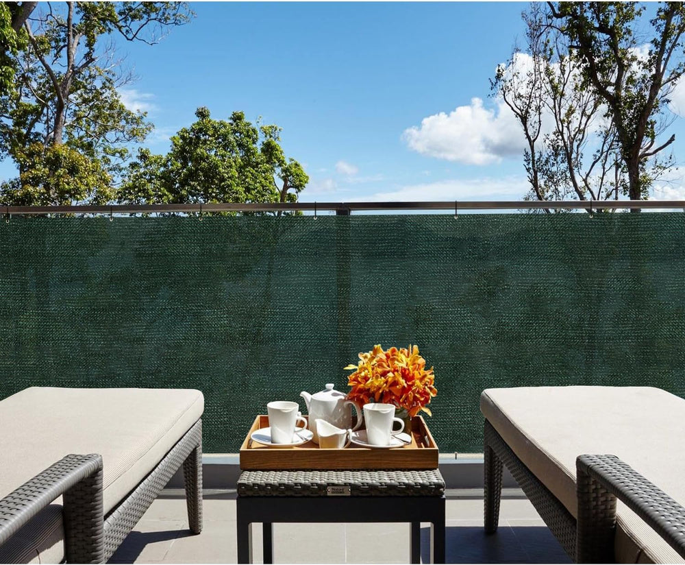 TANG 3' x 50' Balcony Privacy Screen Apartment Patio Mesh Fence Scree...