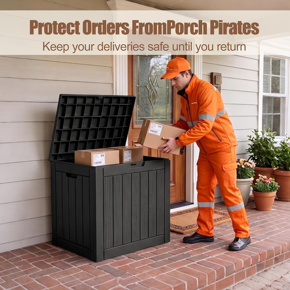 Package Delivery Boxes for Outside, 50 Gallon Outdoor Storage Box