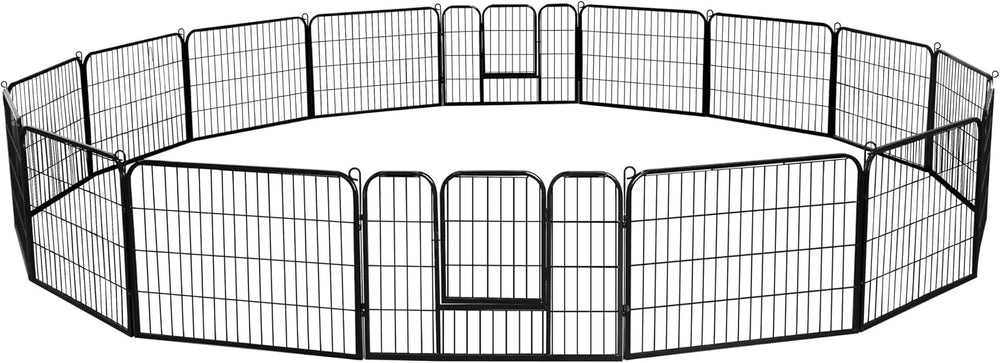 Yaheetech 24in x 43ft Rustproof Foldable Metal Decorative Garden Fence