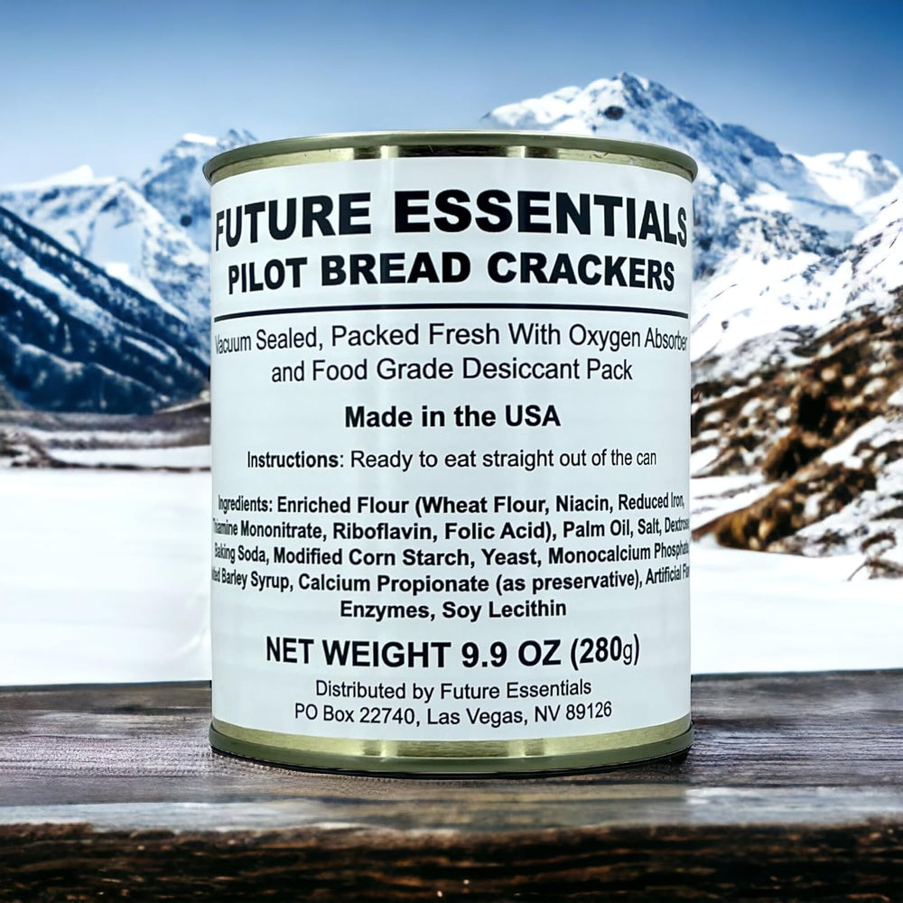 Future Essentials Survival Crackers – #2.5 Can, 30-Year Shelf Life, 1-Pack