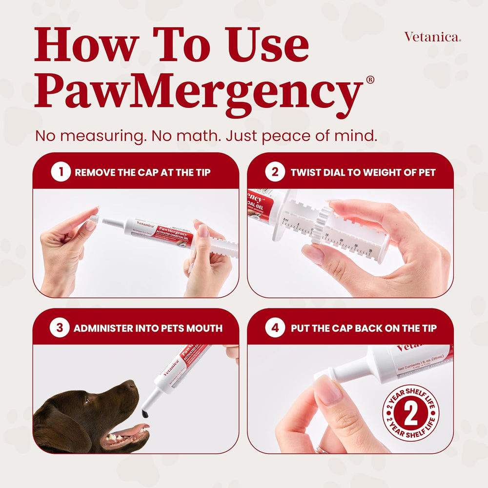 PawMergency – Activated Charcoal First Aid Kit Emergency Rescue for Dogs, Cat...