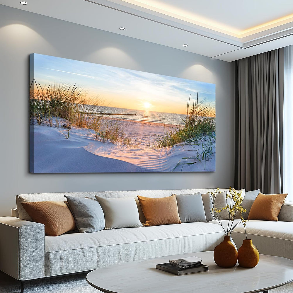 MHARTK66 Beach Canvas Wall Art For Living Room,Pictures for Bedroom,20"X...
