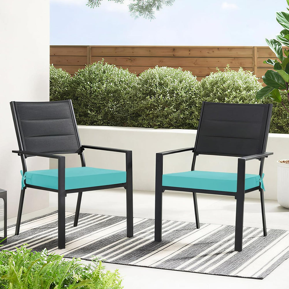 Basic Beyond Outdoor Chair Cushions for Patio Furniture, Waterproof Outdoor S...