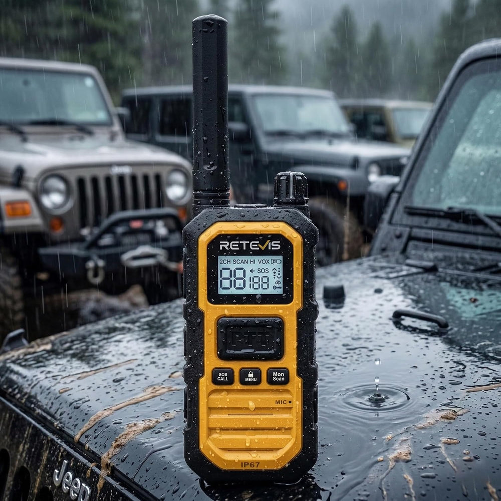 Retevis RB48PLUS GMRS Walkie Talkies Long Range,IP67 Waterproof 2 Way Radio