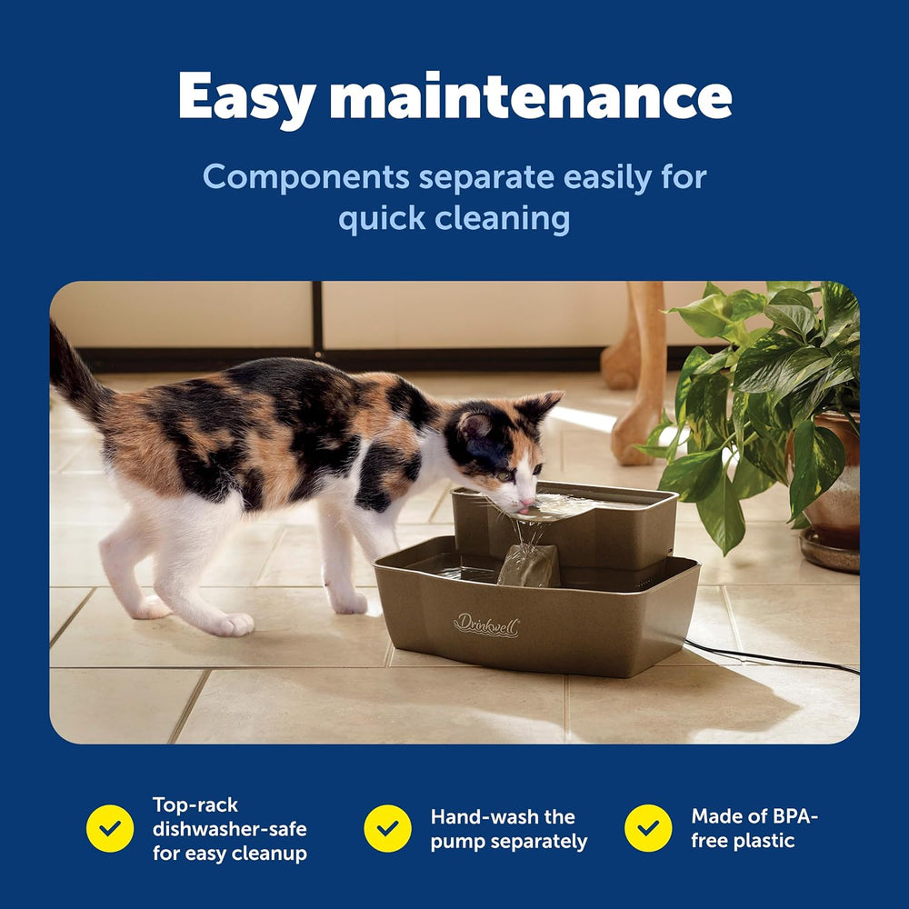 PetSafe Drinkwell Multi-Tier Pet Fountain, Cats & Dogs, Large