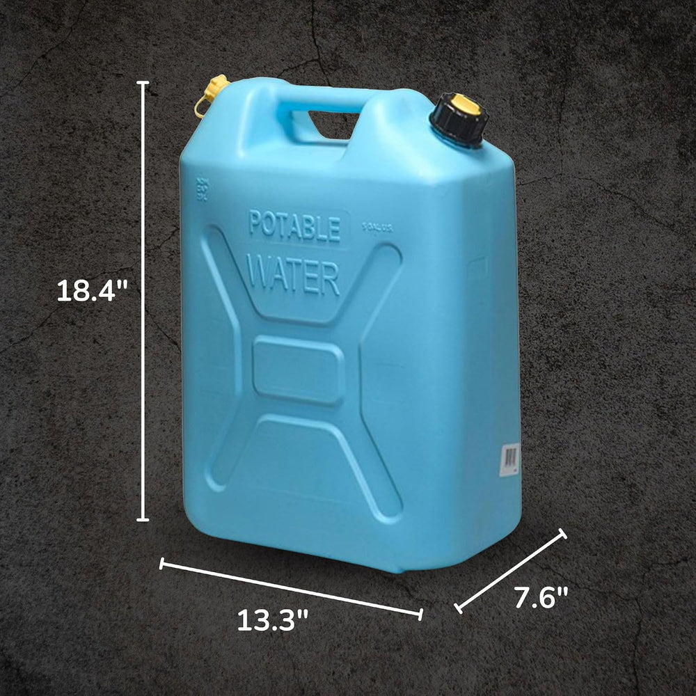 Scepter Portable Plastic Military Style Food Grade 5 Gal Water Jug Container ...