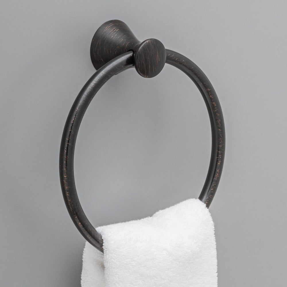 Delta Hand Towel Holder | Venetian Bronze Ring for Hanging Towels in Kitchen,...
