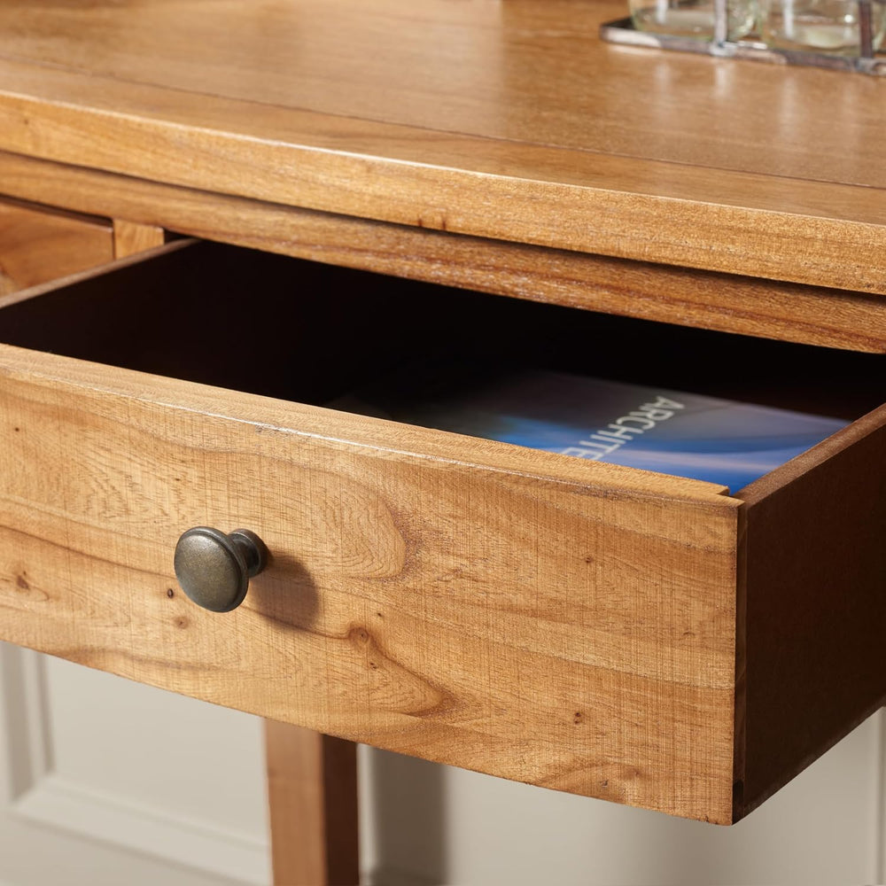 SAFAVIEH Landon Writing Wood Computer Desk, 36.2" Oak AMH6516A