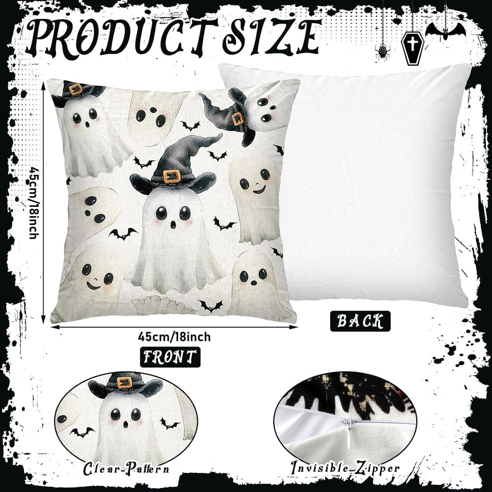 Mindsoft 20 Pcs Holiday Pillow Covers 18x18, Fall Christmas Throw Cover