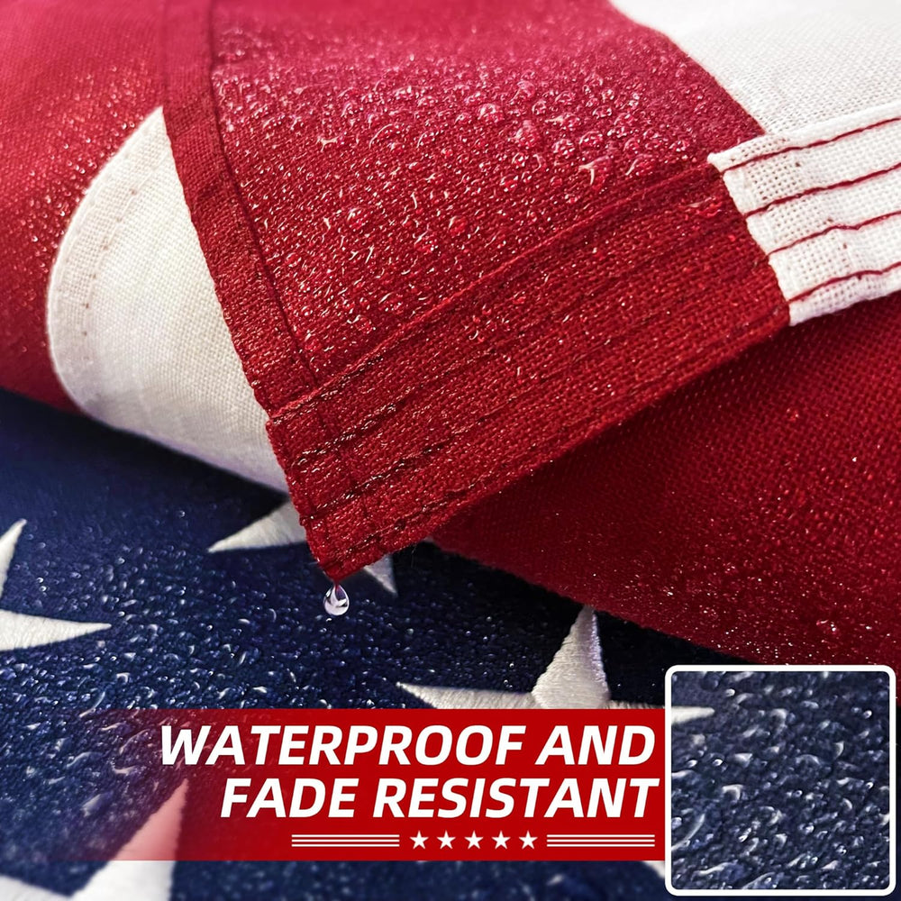 Premium American Flag 4x6 Ft TearProof Series for Outside, Heavy Duty Outdoor...