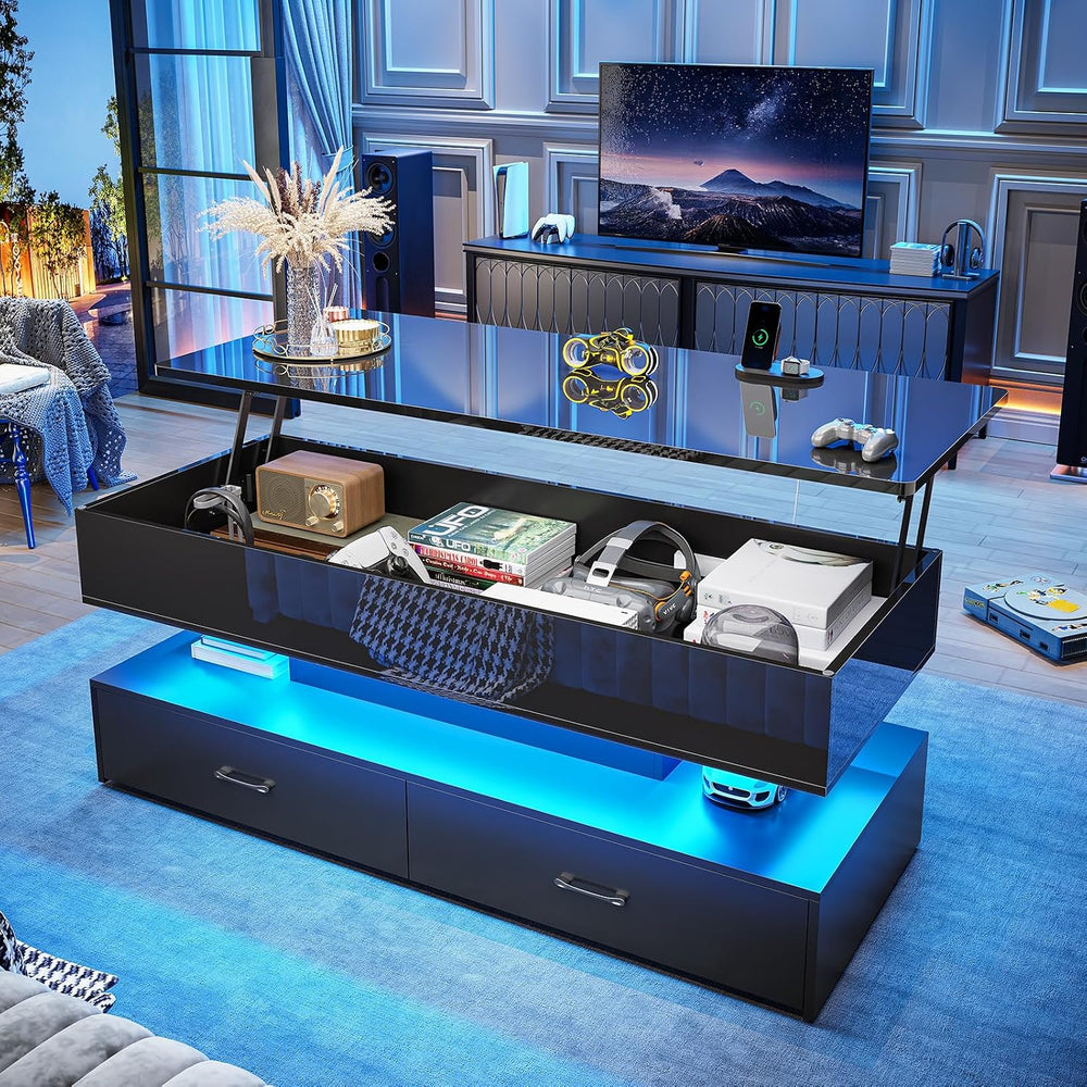 SEDETA 47.2" Lift Top Coffee Table, Coffee Tables with Storage for Livin...