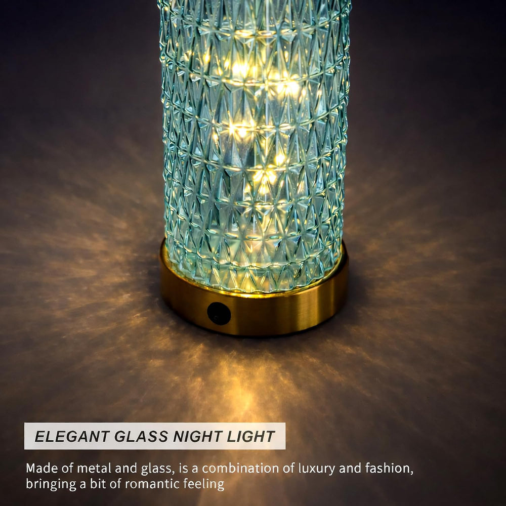 Oneach 27.75" Coastal Blue Table Lamps Set of 2 with Nightlight for Bedside