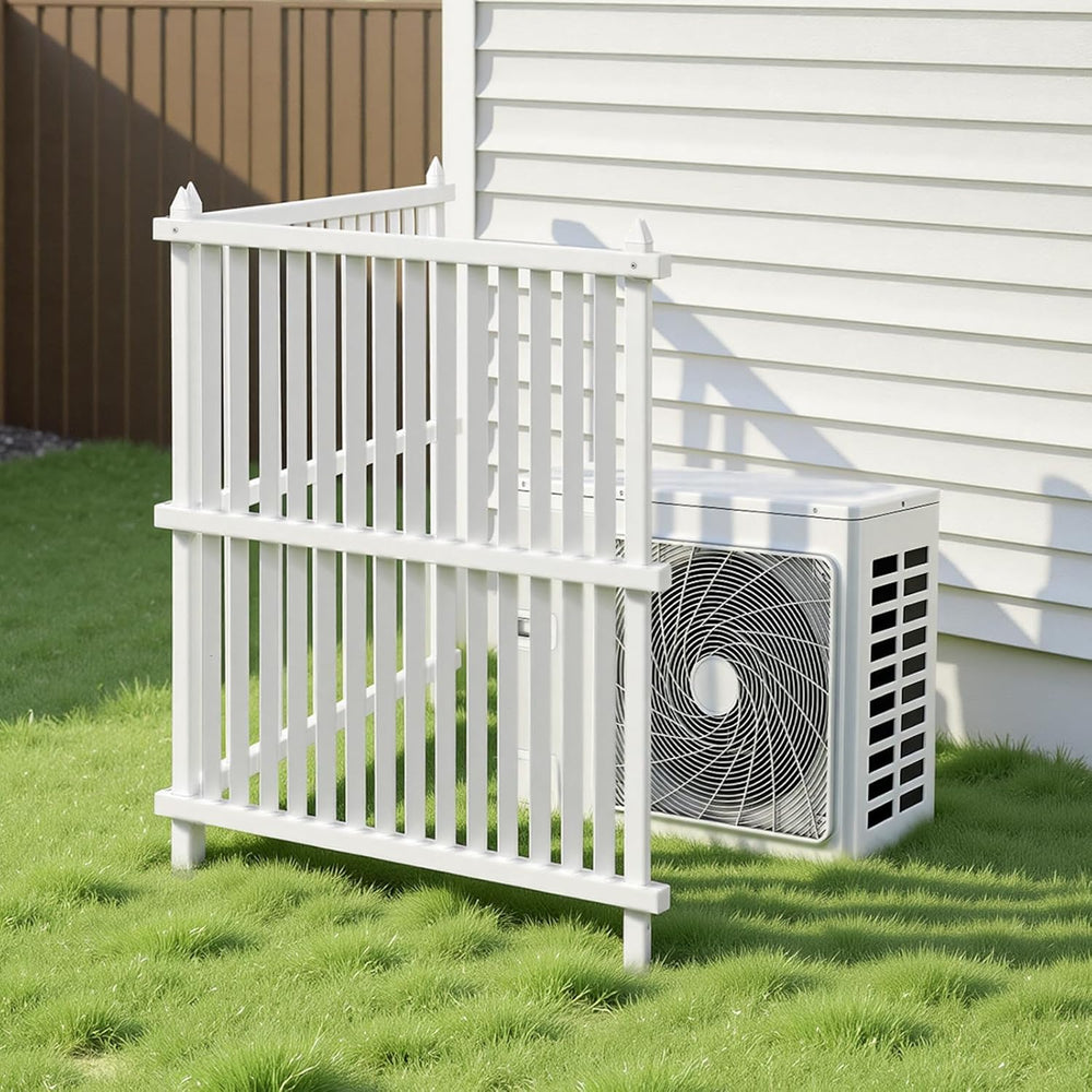 VEVOR 2 Panels Outdoor Privacy Screen, 36 x 45 in Air Conditioner Fence with ...