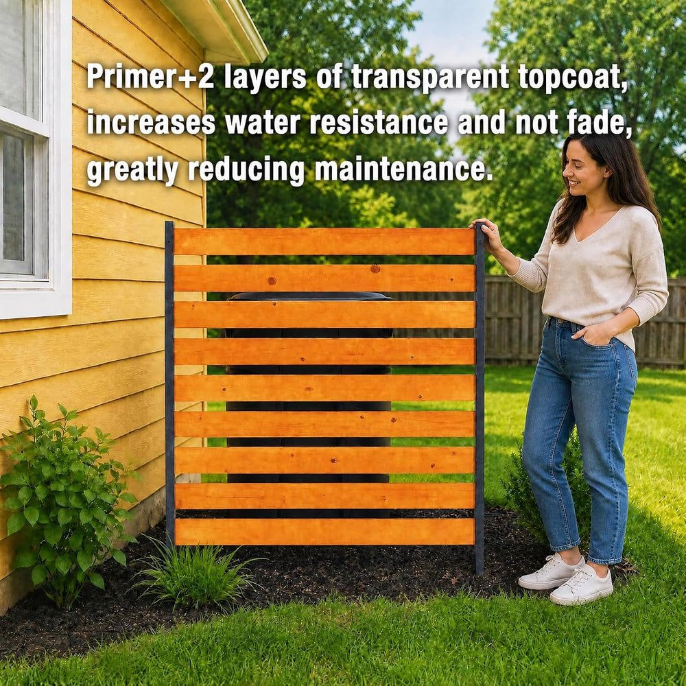 48x48in Outdoor Privacy Fence Screen for AC Unit, Trash Cans & Pool Equip...