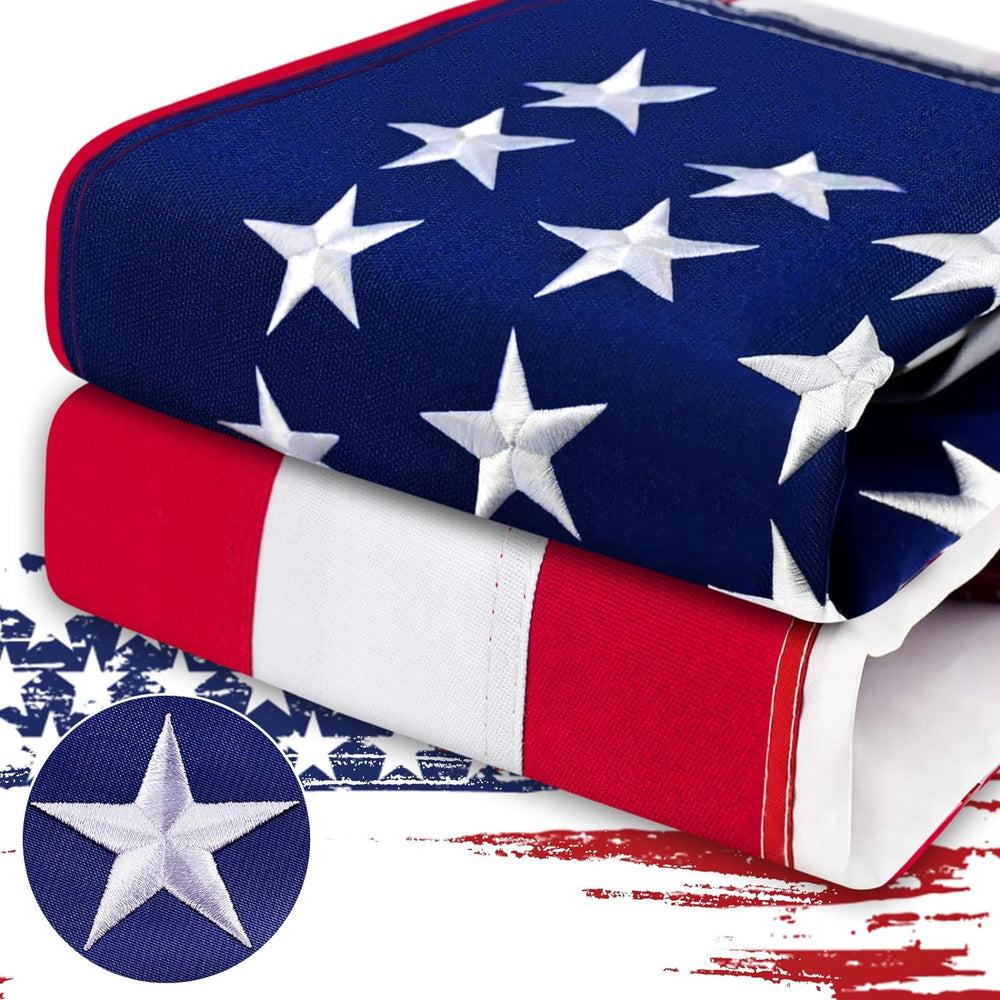 American Flag 5x8 FT Outdoor Heavy Duty, Premium USA Flag 5x8 FT 420D Nylon, ...
