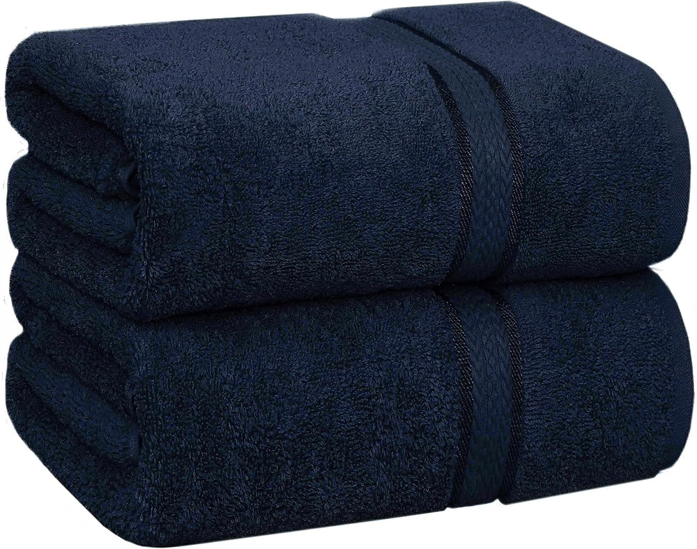 COTTON CRAFT Ultra Soft Bath Sheet - 2 Pack 100% Ringspun Cotton Towels