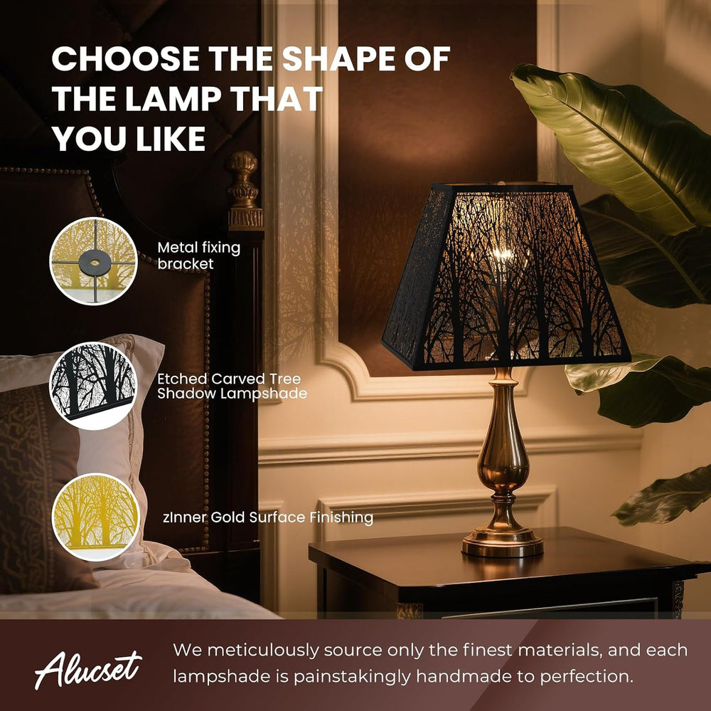 Large Metal Lampshade New Pyramid Design 8'' Top 14'' Bottom ...
