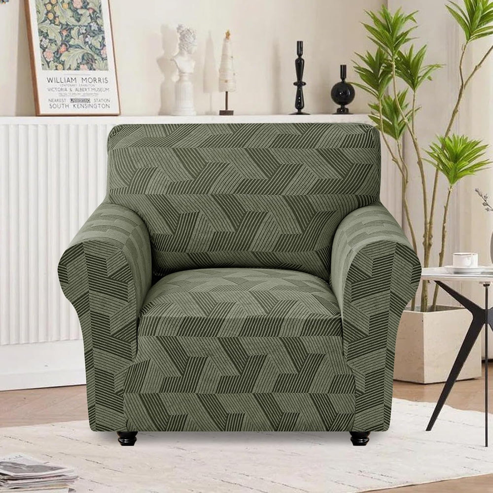 JIVINER Stretch Chair Covers, 1 Piece Couch Covers for Living Room, Non Slip ...
