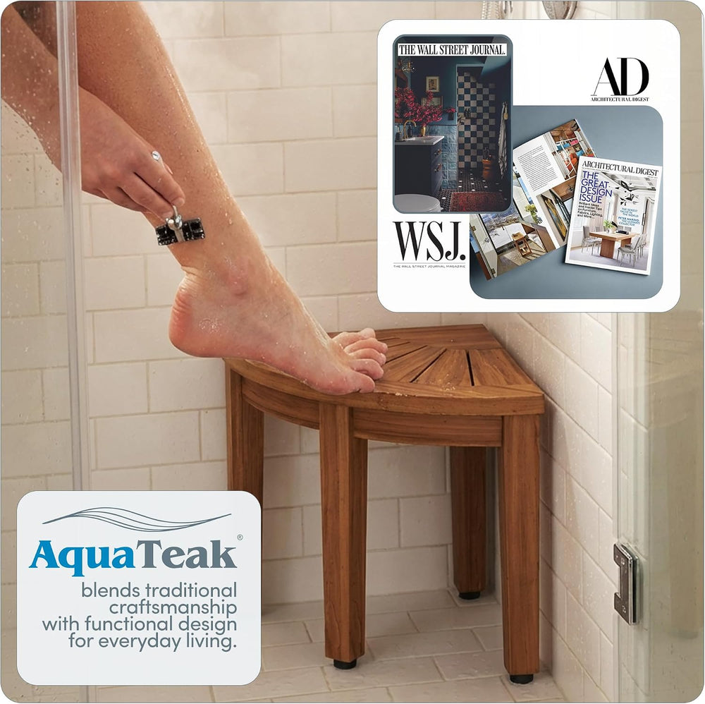 AquaTeak Kai OptiAREA 12" Teak Foot Rest