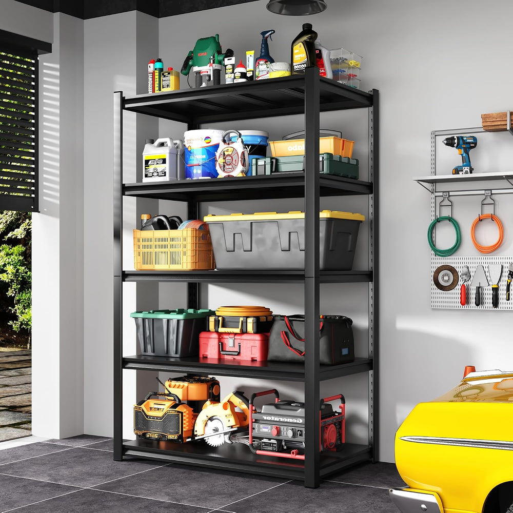 Hzdbhd Garage Shelving Heavy Duty, Metal Shelving Units and Storage, 5-Tier