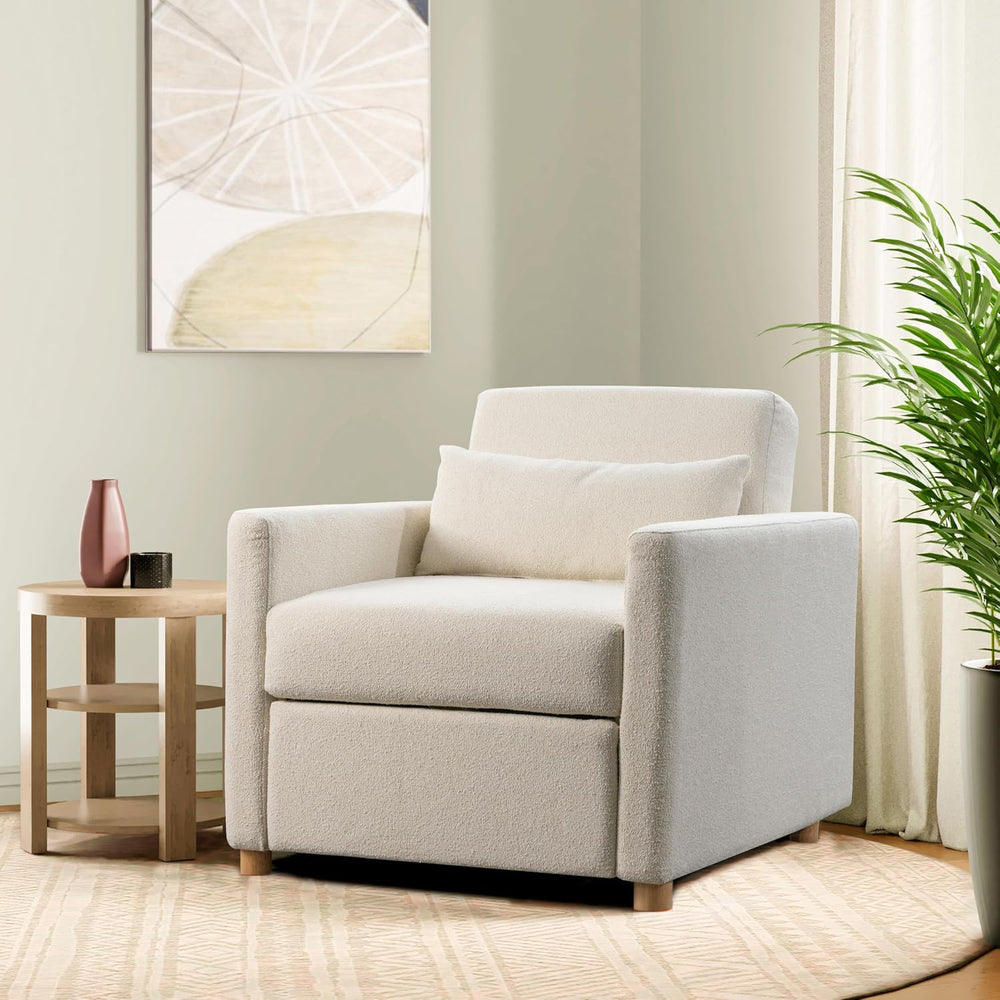 Serta® Corwin 36" Convertible Accent Chair, Dreamcoil® Comfort, FingerGu...