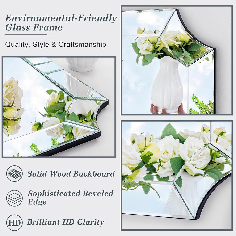 Chende 30"x59" Large Full Length Mirror with 4MM Thick Glass Pieces...