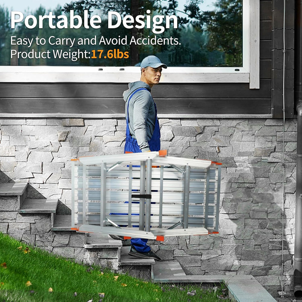 SHANTRA Multifunctional & Adjustable Work Platform with 330 lbs Capacity,...