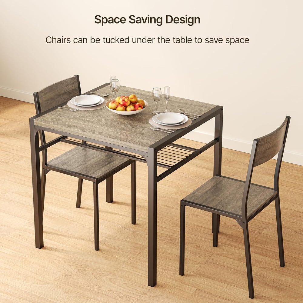Gizoon 4-Piece Dining Table Set for 4, Kitchen Table
