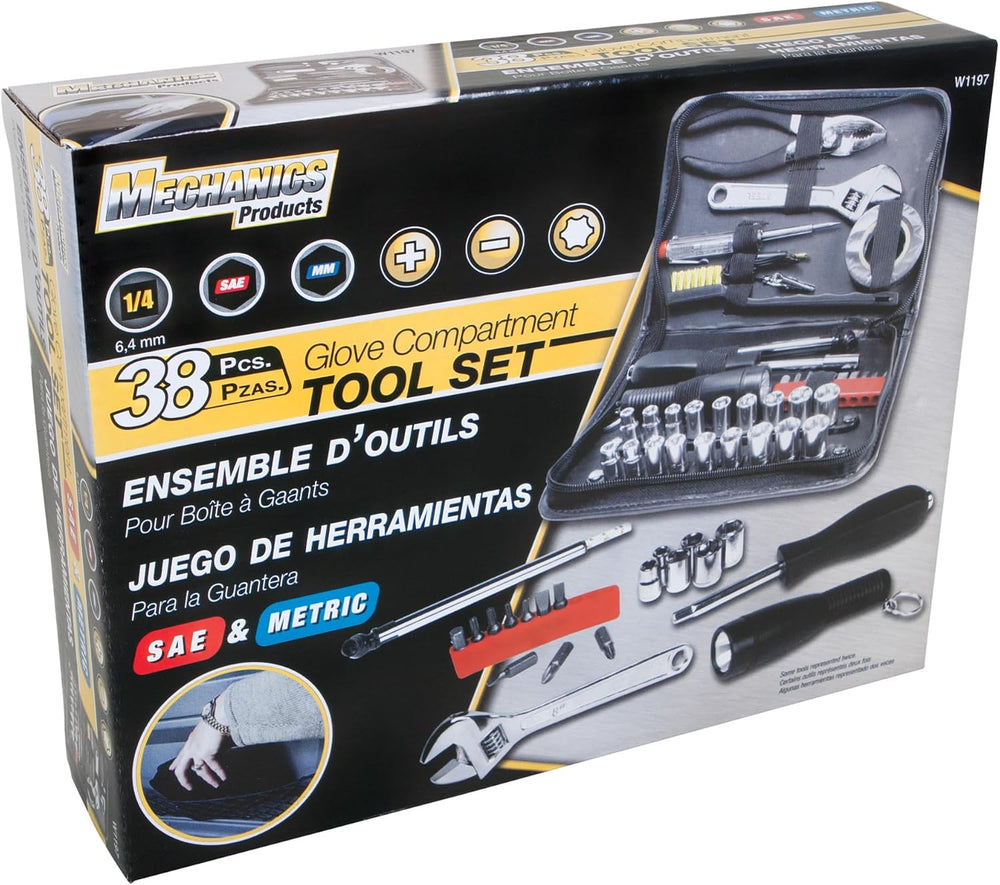Performance Tool W1197 38-Piece Compact Auto Tool Kit
