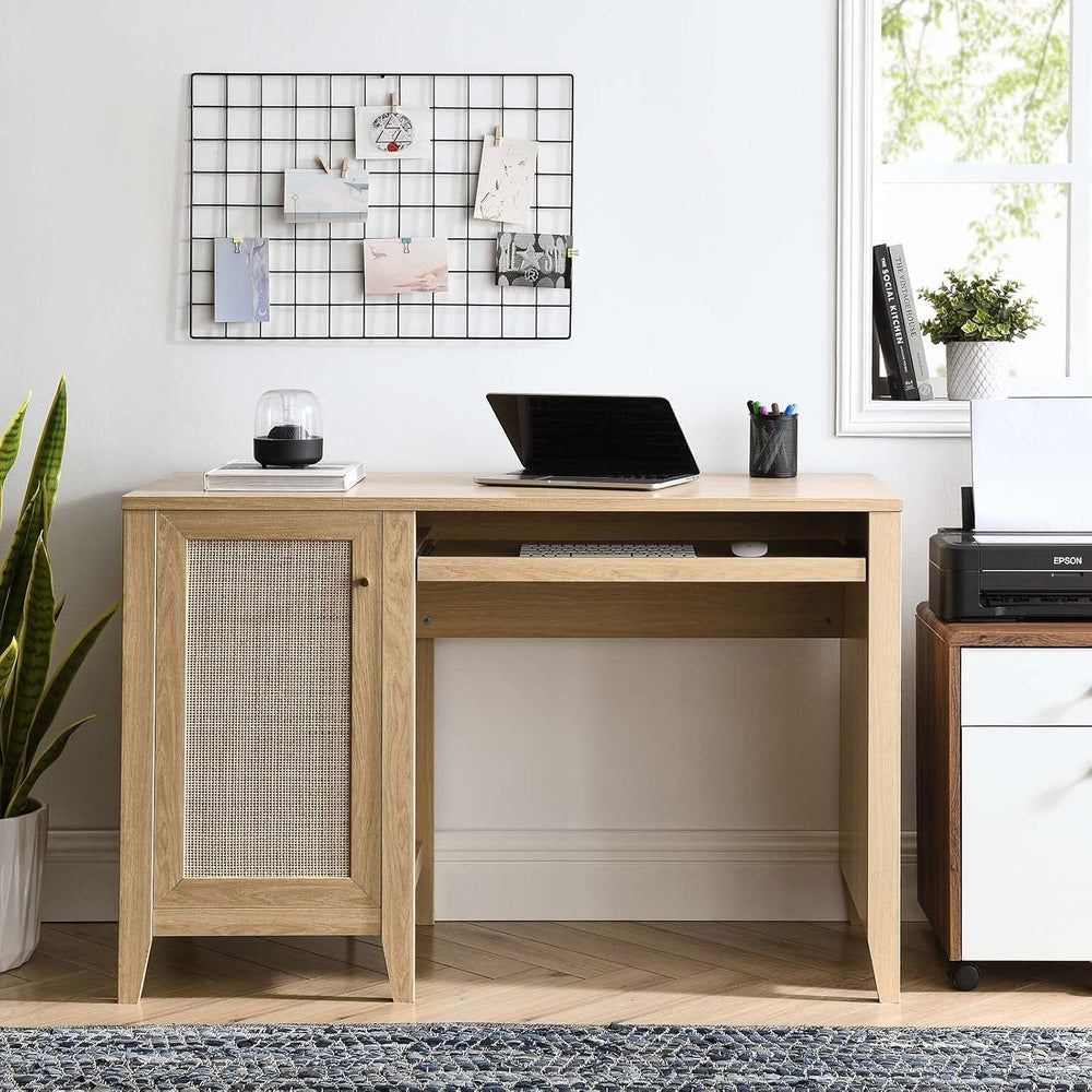 Modway Soma Desk, Oak, 47"