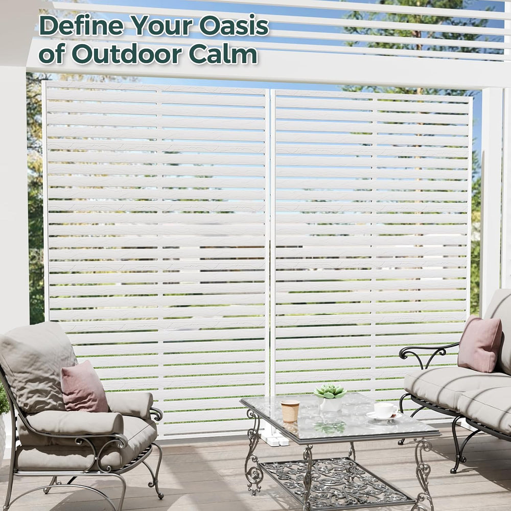 72" Privacy Screen Outdoor Privacy Fence Panel for Patio