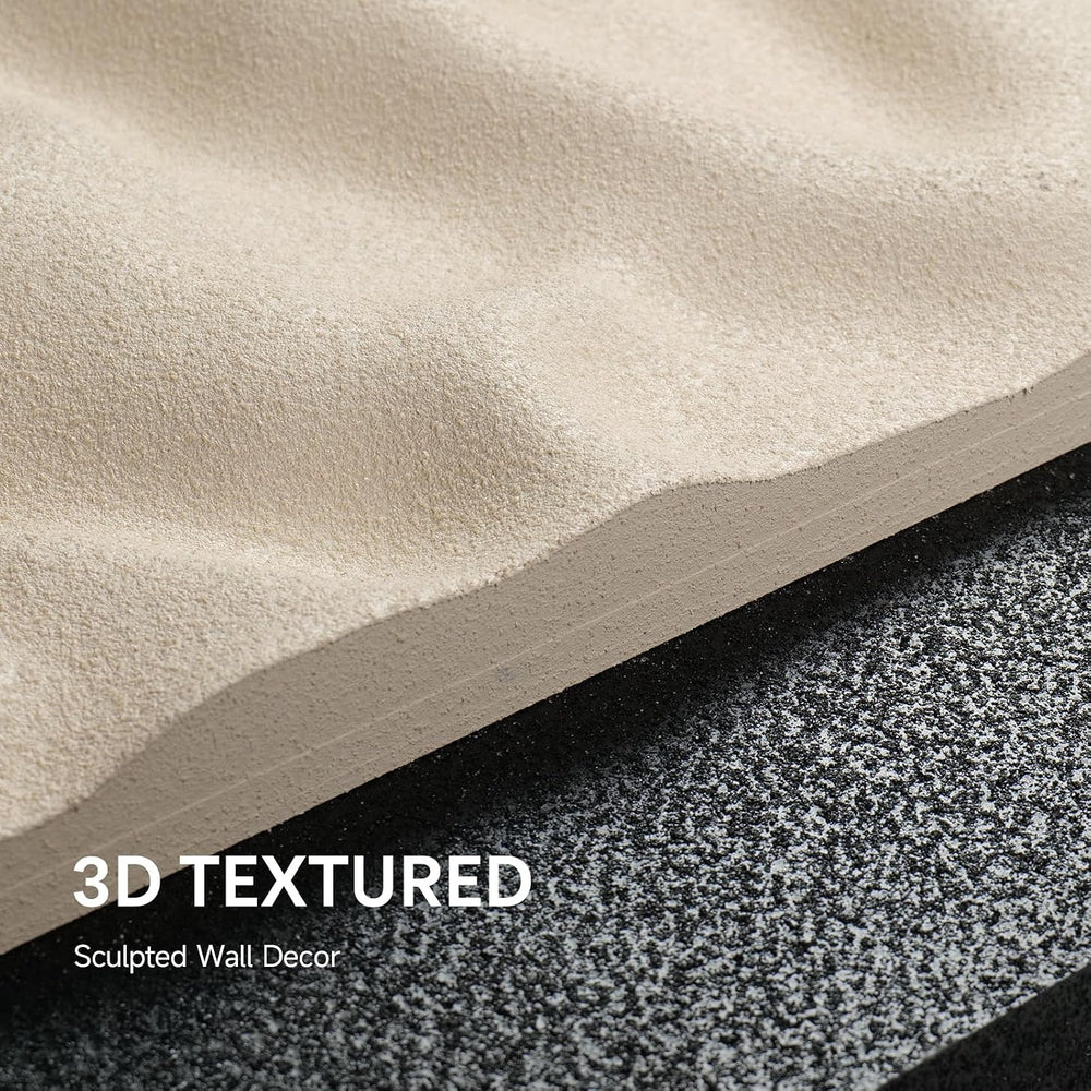 Large 3D Textured Abstract Wall Art for Living Room, Vertical Modern 28x39