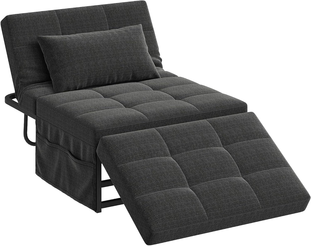 WLIVE Folding Ottoman Bed, 4-in-1 Multi-Function, Convertible Sofa Bed Foot R...