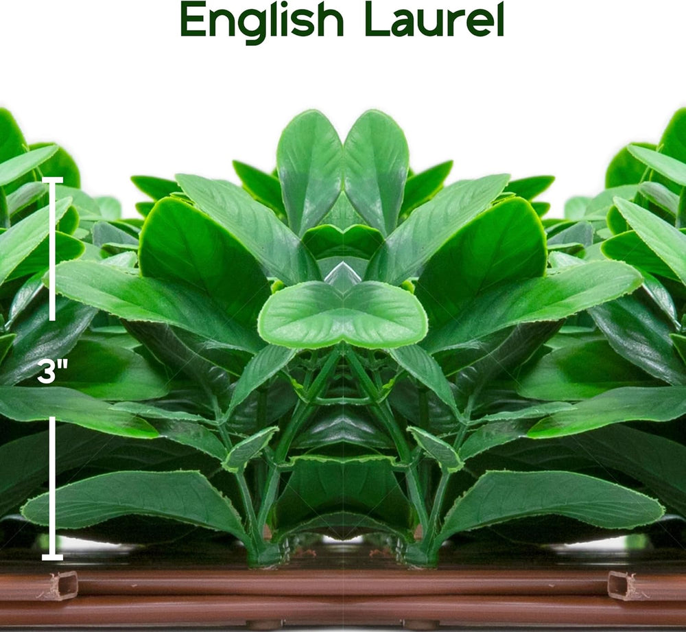 NatraHedge 20''X50'' Artificial Privacy Grass Wall Decor, Lau...