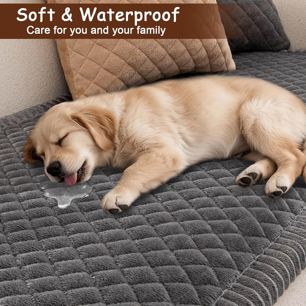 Waterproof Couch Cover for Dogs, Washable Soft Sofa Protector