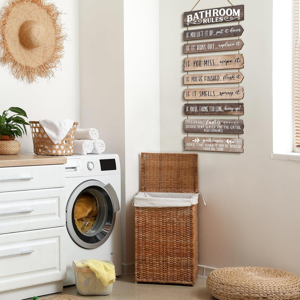 Bathroom Wall Decor Funny Bathroom Signs Bathroom Rules Pictures Wall Art Dec...