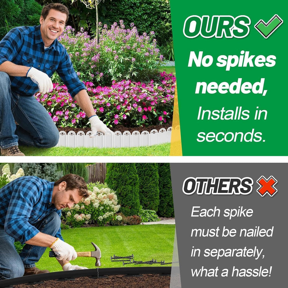 Alphatool 15ft Connectable Garden Landscape Edging