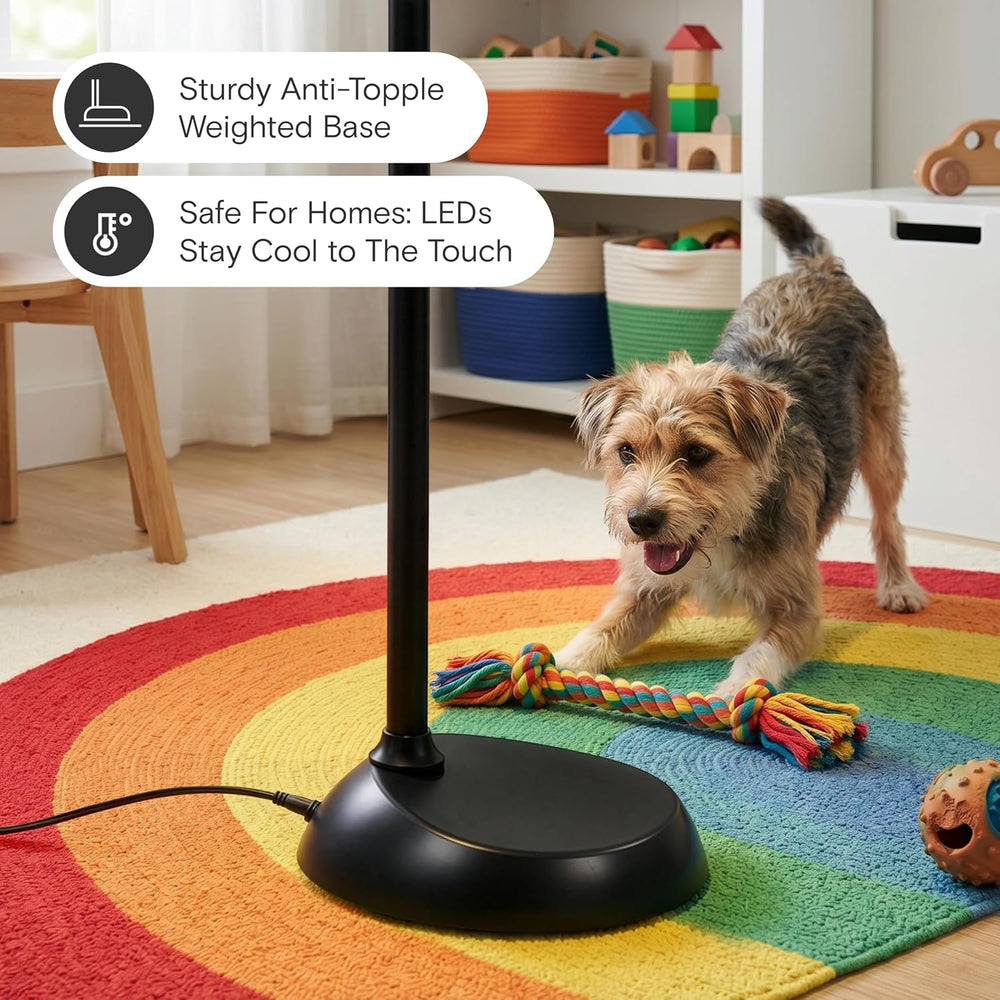 Brightech Litespan - Bright LED Floor Reading Lamp for Over Chair Crafts and ...